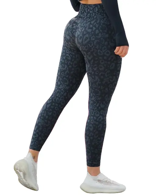 Elevate Leggings - Black Leopard