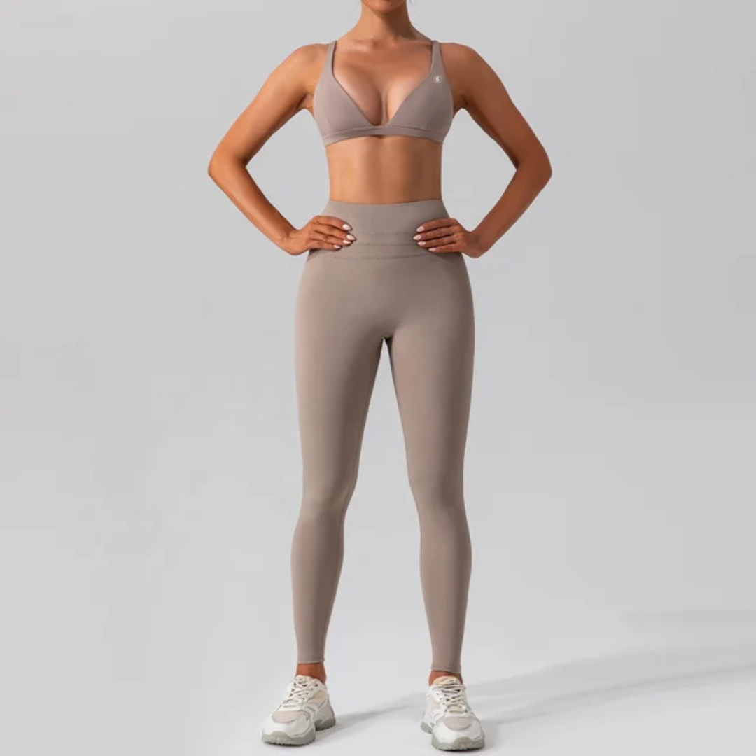 eVoke Leggings - Bombshell Beige