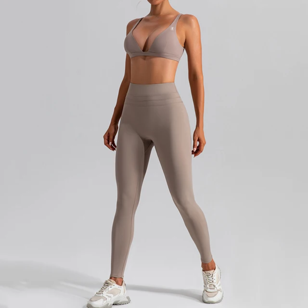 eVoke Leggings - Bombshell Beige