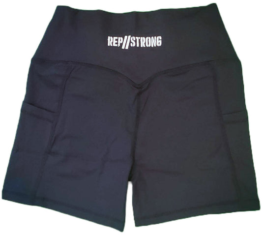 OG Cross Waist Shorts - Black