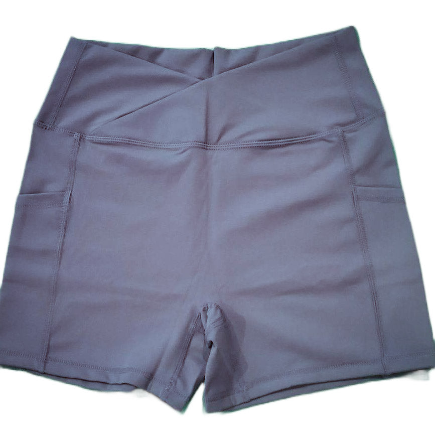 OG Cross Waist Shorts - Gray