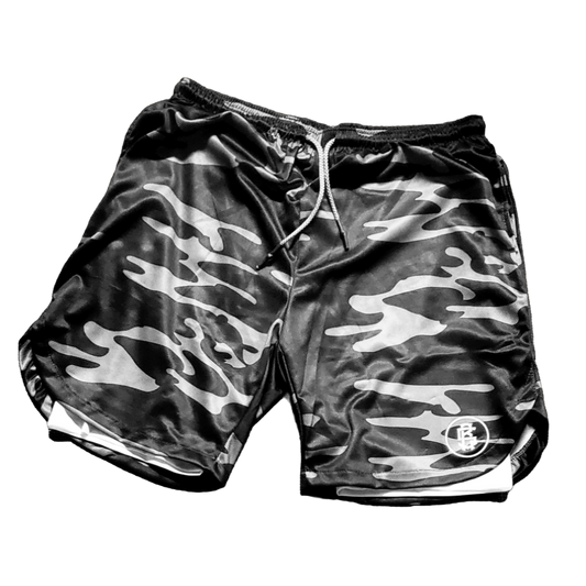 Duality Shorts - Black Camo